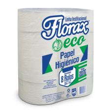 PAPEL HIGIÊNICO CELULOSE 8X300MT FLORAX ECO- 2076