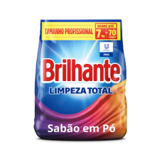 DETERGENTE EM PÓ BRILHANTE 5,6KG