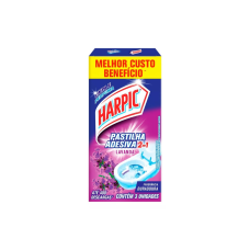 PASTILHA SANITÁRIA HARPIC LAVANDA 2 EM 1 