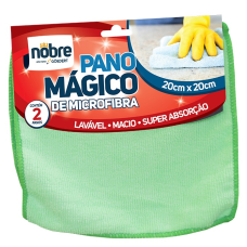 PANO MICROFIBRA 30x30 VERDE NOBRE PCT C/02 UNDS
