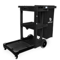 CARRO FUNCIONAL AMÉRICA BLACK COM BOLSA DE VINIL 