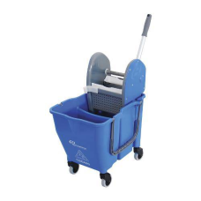 BALDE COM ESPREMEDOR 30LTS DOBLO AZUL